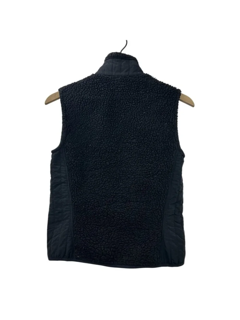 Patagonia Vest Jacket Womens Small Black Synchilla Sherpa Fleece Outdoor Hiking - Picture 8 of 16